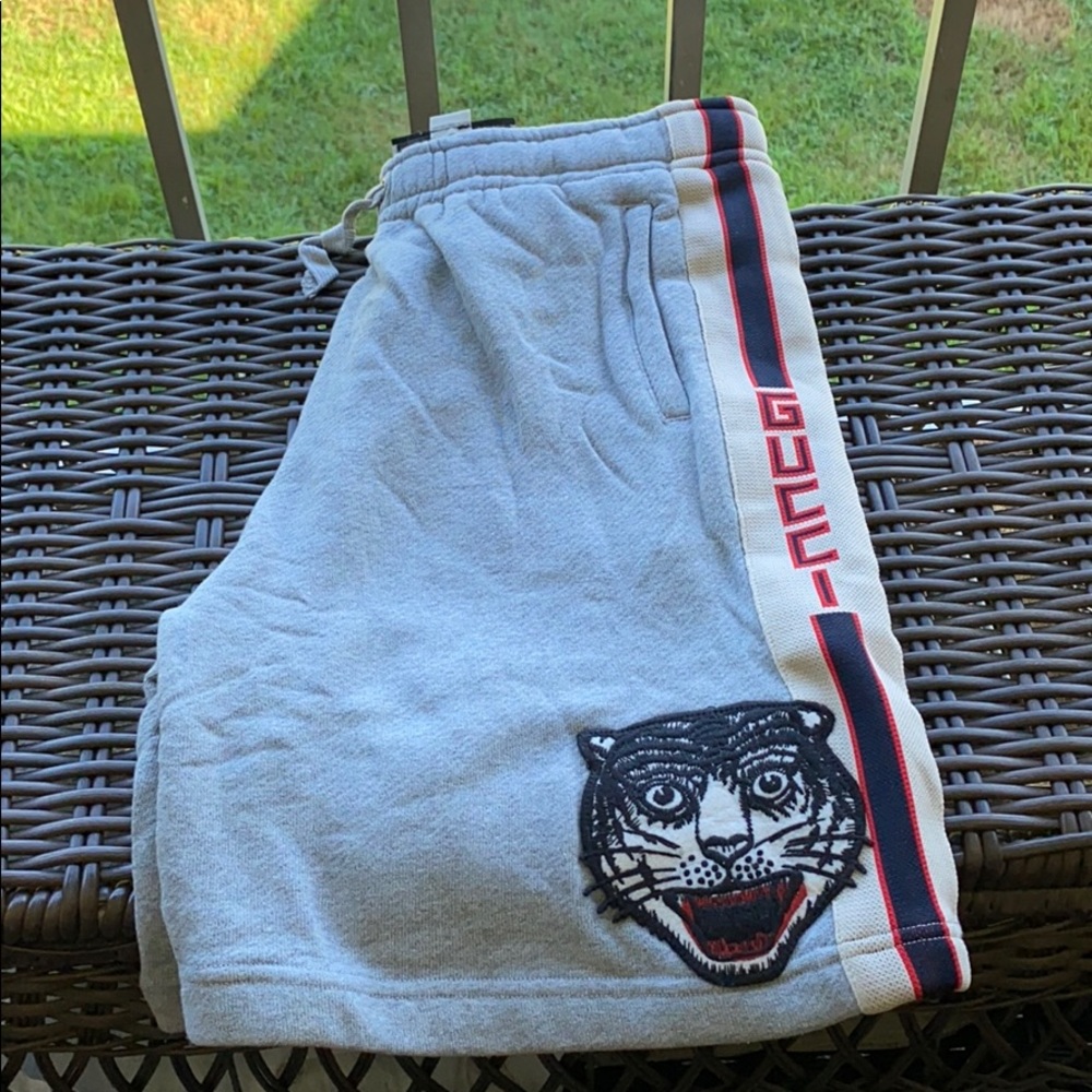 Gucci stripe cotton shorts
